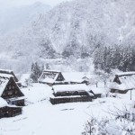 五箇山の冬景色
